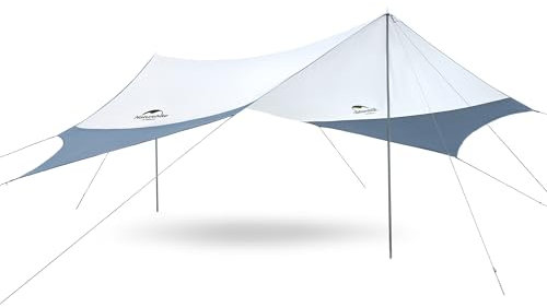 Naturehike Ultraleicht Zeltplane Tarp Wasserdicht Regenschutz Anti-UV Sonnendach Sonnensegel Strand Vordächer Vorzelte Pavillon für Outdoor Camping Picknick Festival
