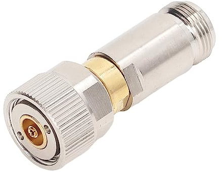 Mavaol APC7-mm-auf-N-Buchse-Stecker-Adapter, 0–12 GHz Antennenkabel-Adapter für WLAN, Kupfer und Aluminiumlegierung, PTFE-isoliert
