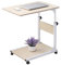 YESTAIM Betttisch Auf Rollen Computertisch Pflegetisch Mit Mobiler Beistelltisch Für Pflegebett Krankenhaus Tische Fürs Bett Höhenverstellbar Holz Einfach Und Modern Freies Anheben 50 * 35*(55~80) cm