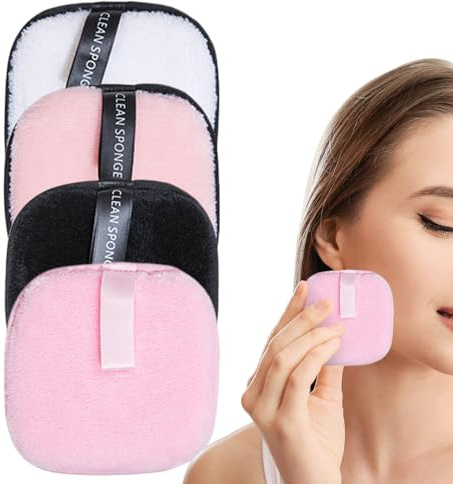Mehrzweck Makeup Pads Wiederverwendbare Makeup Pads 4 Stück Gesicht Abschminkpads Gesichtsreinigungstücher Gesichtsreinigungstücher Umweltfreundliches Mehrzwecktuch Gesichtswäsche Tonic