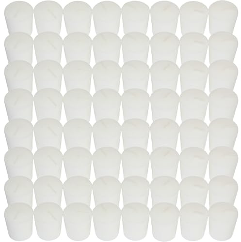 sopomarkt24 Nachfüll Votive für Teelichter & Windlichter, 100% Paraffin, Vegan & Plastikfrei, Rückstandslos Brennend, Ideal für Gläser, Umweltfreundlich, Größe 45mm x 45mm, 64 Stück