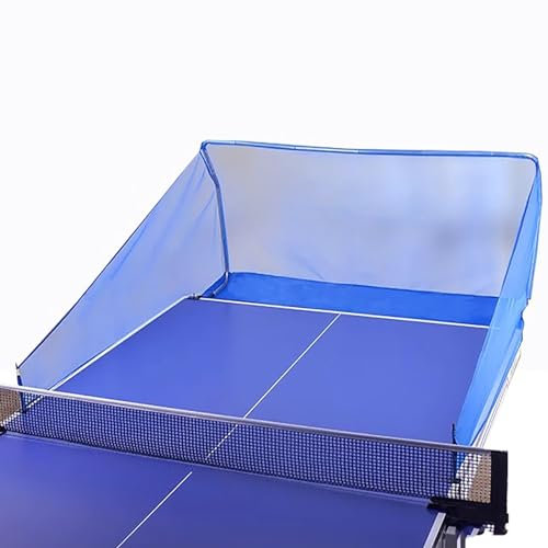 Tischtennis-Fangnetz – zur Befestigung am Tischtennis-Tisch, Übungsnetz zum Auffangen von Bällen beim Tischtennis-Roboter-, Aufschlag- oder Mehrballtraining