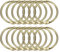 sourcing map 14pcs Shower Curtain Rings, 1.3 Inch ID Metal Round Snap Shower Curtain Hooks Glide Smoothly Hooks for Bathroom, Gold
