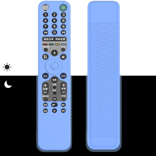 Silicone Custodia Remota per telecomando Sony RMF-TX600U RMF-TX500U RMF-TX500E RMF-TX600E Smart Voice Guscio Protettiva,Antiscivolo Cover Copertura