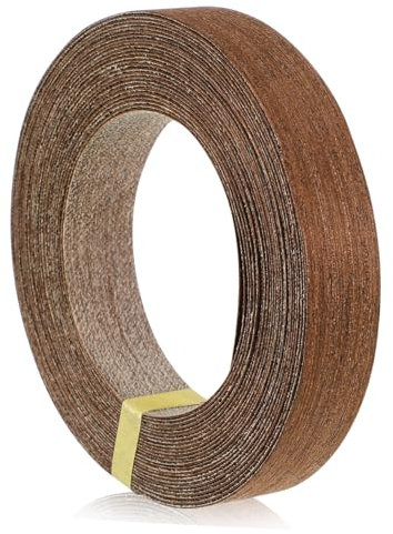 DOITOOL Bandes De Chant En Placage De Bois Naturel, 2,2 Cm De Largeur x 8 M, Rouleau Flexible Pour Réparation Meubles, Bordure Autocollante, Usage Pour Armoires Et Portes