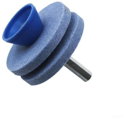 Robustes Doppelschicht-Messerschärfwerkzeug für optimale Schnittleistung Ihres Rasenmähers (2 Schichten blau)
