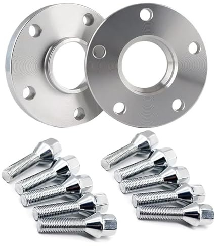 Spurverbreiterungen Für 3er E90 E91 E92 E93 Für M3 E36 E46, Zentriert, Geschmiedete Felgen, 5x120, Lochkreis 72,6 Mm Spurverbreiterungen Für Pkw-Räder(Silber,20MM M12x1,5)