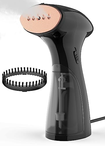 Blesgam Ferro da Stiro Verticale 1600W, 30s Riscaldamento Rapido, 25g/min Vapore, Stiratore Verticale, 2 in 1 Ferro da Stiro a Vapore, Serbatoio Dell'acqua Estraibile da 150ml, Nero