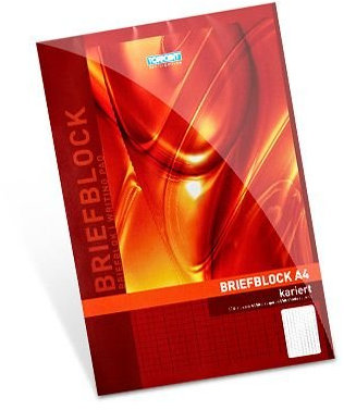 Briefblock kariert DIN A4 Schreibblock