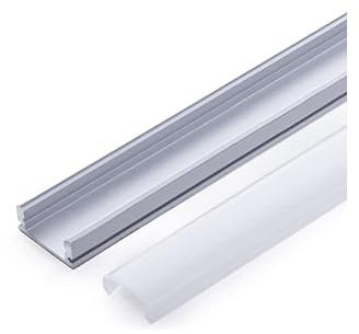 Perfíl Aluminio para Tira LED - Difusor Opal SU-A1707 x 2M | Greenice