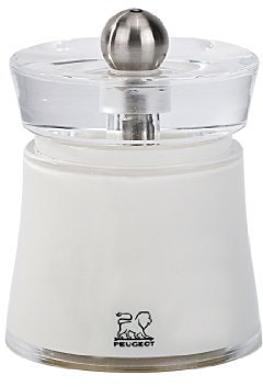 Peugeot BALI Acryl weiß - 8 cm Salzmühle
