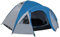 Outsunny Campingzelt für 4 Personen leicht Kuppelzelt mit Fenster, Packtasche, Bodenplane, Familienzelt mit 1000mm Wassersäule Zelt für Reise Trekking Camping Garten