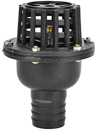 Wasserpumpenfußventil Rückschlagventil PVC für Brunnenpumpen Schwarz 1,5-4 Zoll Diverse Pumpen Zubehör