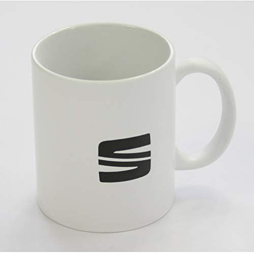 Seat 6H1069601KAB Tasse weiß Kaffeetasse Keramiktasse Becher