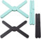Newk 4 Pack Silicone Folding Trivets, Eco Expanding Silicone Pot Holder, Hot Pad, Collapsible Cross Design