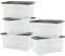 Guaranteed4less Large Plastic 50L Storage Container Box Drawer Lid Home Wardrobe Shoes Kids Toys (5)