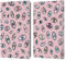 Head Case Designs Offizielle Ninola Rosa Augen Muster 4 Leder Brieftaschen Handyhülle Hülle Huelle kompatibel mit Apple iPad 10.2 2019/2020/2021