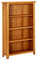 vidaXL Eichenholz Massiv Bücherregal 4 Fächer Standregal Wandregal Bücherschrank Holzregal Raumteiler Bürorregal Regal Aktenregal 70x22x110cm