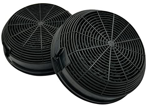eRicambi, Filtri Carbone Attivo Cappa Elica F00478 Turboair mod.47 Compatibile KIT0161384 Adatto a Missy e Box in Standard, 2 Pezzi in Confezione Ø 155 mm H.50 mm