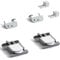 DecorAndDecor Sliding Wardrobe Door Track Kit Ball Bearing Smooth Operation (Additional Gear Pack for One Door)