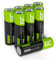 GREEN CELL Akku 2600 mAh 1.2V 8 Stück Batterien AA Mignon, Batterien AA, Typ NI-MH, 1.2v vorgeladen, hohe Kapazität, zuverlässige Akku Batterien AA, langlebige Batterie AA Lösungen