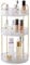CESTATIVO Make Up Organizer, 360° Drehbar Kosmetik Organizer, Beauty Organizer, Hautpflege Organizer für Badezimmer (3 Schichten, Klar)
