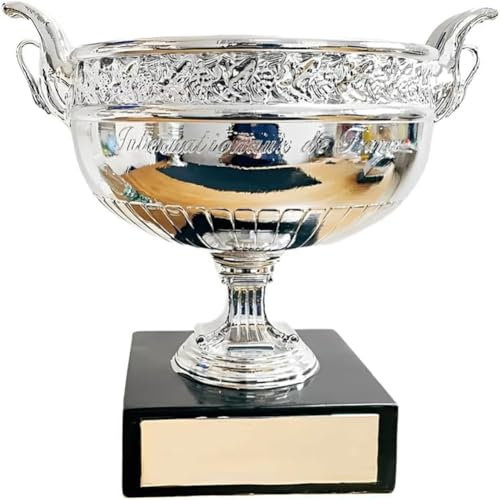 Haodagess Trofeo del Campionato Open di Francia Maschile Trofei dei Campioni di Tennis Replica della Coppa dei Moschettieri Grande Slam Bar Ornamenti per Ufficio Souvenir Collezionabili per Tifosi