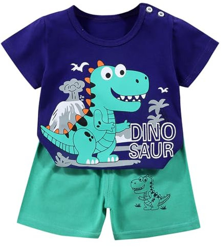 Bambino Completi Estivi,Neonato Maschio Camicia Manica Corta Estiva Outfit Neonato Completo Set Estate Cotone e Lino Maglietta Pantaloncini Tuta 1-8 anni Casual Mare Spiaggia