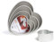 DECORA 0062668 Profi-BACKFORM Herz AUS ELOXIERTEM Aluminium cm 15 X H 7,5 cm, Silber, 15 x 7,5