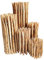 Clôture déroulable en bois de noisetier dans 13 tailles 100 x 500 cm ( Lattenabstand 7-9 cm ) naturel