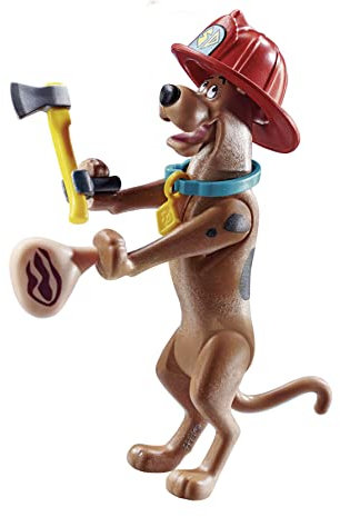 PLAYMOBIL Scooby-DOO! 70712 Sammelfigur Feuerwehrmann, Ab 5 Jahren
