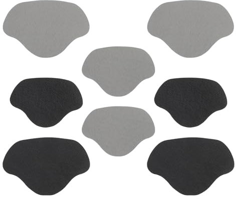 DOITOOL Fersenpolster Schuhe - 4 Paar Selbstklebender Antirutsch Fersenschutz Fersenkissen für zu Große Schuhe, Foam Hackenpolster Schuhe für Schuhloch-Reparatur, Erhindert Abrieb
