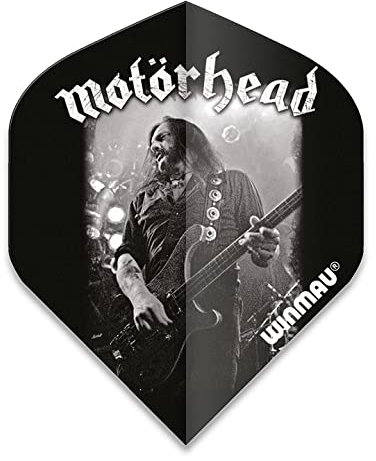 Winmau Lemmy Motorhead Rock Legends 100 Micron Strong Standard Dart Flights (1 Set)