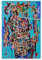 Fika Leon Is An Indonesian Artist《The Happy Twin》Abstraktes Graffiti-Kunstposter Kunstwerke Bild Druck Poster Wandkunst Gemälde Leinwand Dekor Home Poster 20 x 30 cm