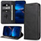 DENDICO Case for Huawei P30 Lite/Nova 4E, Classic PU Leather Magnetic Wallet Case, Flip Folio Protective Phone Cover Compatible with Huawei P30 Lite/Nova 4E, Black