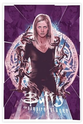 ALNILA Tv Buffy The Vampire Slayer 8 Leinwand-Poster, Schlafzimmer-Dekor, Sportlandschaft, Büro, Raumdekoration, Geschenk, ungerahmt, 50 x 75 cm