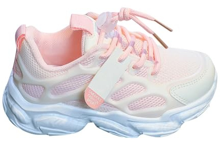 Basket Enfant Fille 4-14 Ans Ete Fashion Chaussure Adolescent Fille Montante Scratch Sport Running Pas Cher Mode Mesh Doux Confortable Respirant Sneakers Fille Caoutchouc