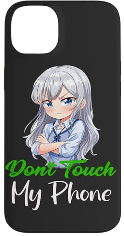 Don't Touch My Phone Cute Anime Girl Otaku 2024 Case for iPhone 14 Plus