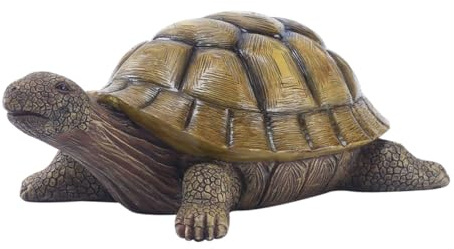 CAXUSD Schildkrötenfigur aus Kunstharz als Gartenschmuck Wetterfest