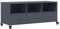 vidaXL Meuble TV, Armoire de Télévision avec Tiroirs et Étagères, Support Télé avec Rangement Salle de Séjour, Anthracite 100,5x39x43,5 cm Acier