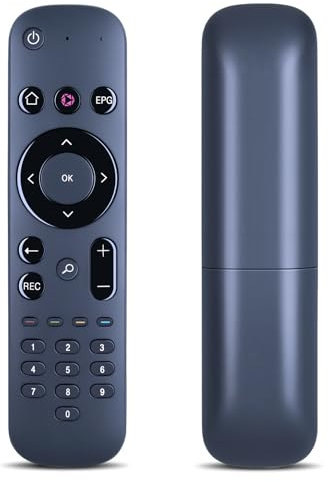 TCNOUMT Neu Bluetooth Ersatzfernbedienung Passend für Telekom MagentaTV Box Play 40868873 Digitaler Multimedia Receiver, Schwarz
