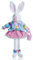 MOPQMKT Osterhase Puppe Hasenplüsch plüschhase 48 cm Weiche Plüsch Stofftierpuppe Osterdekoration Zuhause Urlaub Frühling Partyzubehör Begleitspielzeug