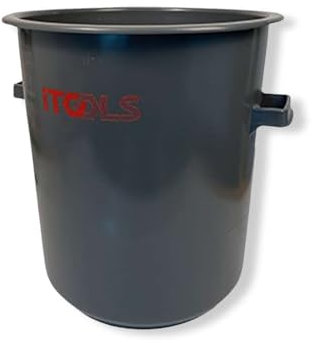 iTools 75ltr Mixing Barrel - Heavy-Duty Mixing Container for Paint, Plaster & Mortar, Durable & Portable
