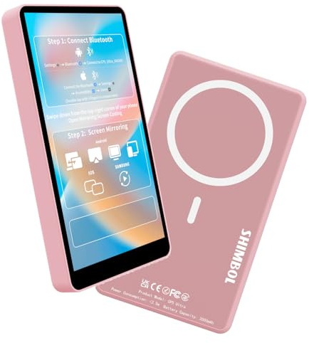 Shimbol CP5 Ultra 5 FHD Wireless-Monitor, praktischer Selfie-Monitor für iPhone & Android, Magnethalterung, Touch-Steuerung, 50m Verbindung mit geringer Latenz, App-Fernbedienung
