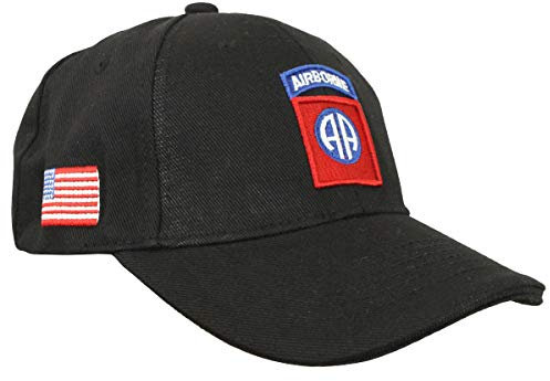 Epic US 82nd Airborne Baseballkappe, Schwarz