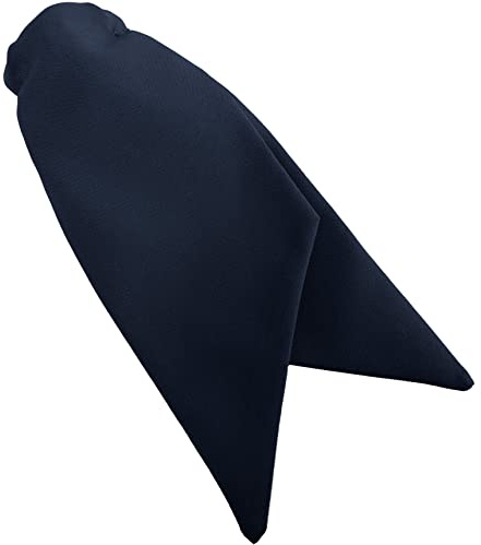 Great British Tie Club Women’s Plain Matte Clip-On Cravat – Solid Color Pre-Tied Neckwear for Formal, Business, Work & Special Occasions