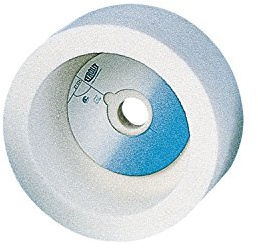 Tyrolit 451151 Schleiftopf Form 6 Gerade Edelkorund, Korn 54, 125 mm x 63 mm x 20 mm