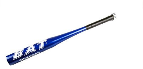 mixed24 Aluminium Baseballschläger 34 Zoll ca. 86cm mit rutschfestem Griff 5 (Blau)