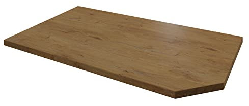 Mirjan24 Arbeitsplatten Küche Woodline, Vielzahl von Größen, Farbe: Eiche Lancelot, Küchenarbeitsplatten, Laminatplatte, Matt, Höhe: 28 mm (Rechte Platte, Länge: 70 cm)