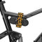 Granit Rockband+ MTB Rahmen Trägergurt für Schläuche und Fahrradwerkzeug-Set, Fahrrad-Aufbewahrungslösung zum Anbringen von zusätzlicher Ausrüstung an Ihrem Mountainbike und BMX-Bike (Panzer)